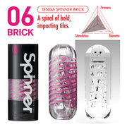 Tenga Spinner - 06 Brick Stroker male masturbation sex toy adult